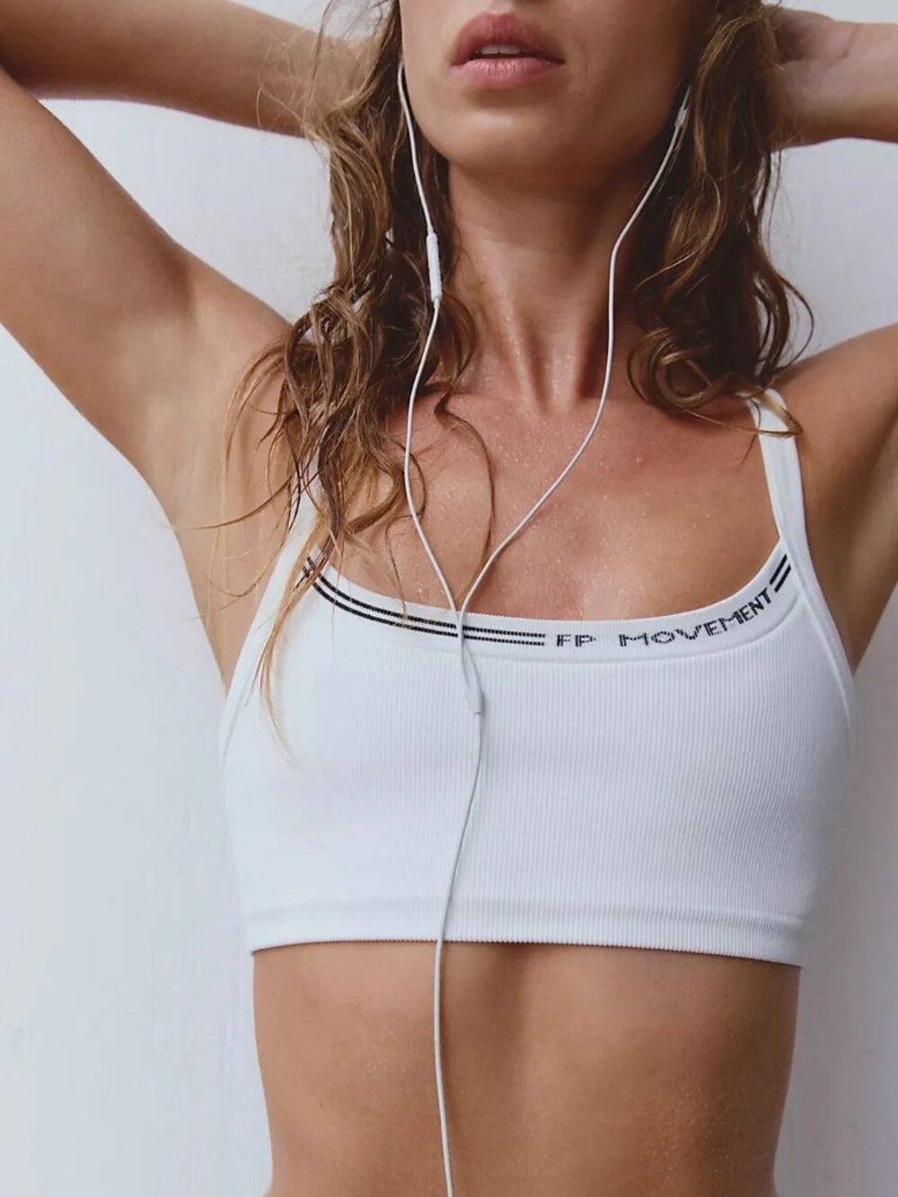 Free People All Clear Logo Sports Bra - Size M/L